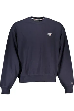 Tommy Hilfiger Homme, Sweatshirts et sweats à capuche, Bleu, Taille: 2XL Pull Homme en Coton Bleu