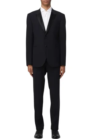 Emporio Armani Homme, Costumes, Bleu, Taille: L Costume Deux Pièces Noir
