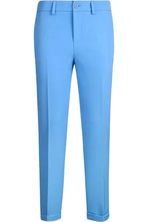 Liu Jo Femme, Pantalons, Bleu, Taille: 38 FR Pantalon Chino Rose en Twill Stretch