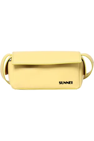 SUNNEI Femme, Sacs, Jaune, Taille: ONE Size Sac Bandoulière Vert Élégant et Fonctionnel