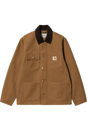 Carhartt Homme, Vestes, Brun, Taille: L Manteau Michigan élégant pour Homme