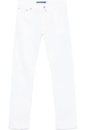 Jacob Cohen Homme, Jeans, Blanc, Taille: W33 Jeans Blancs Naturels