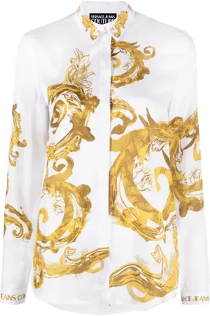 VERSACE Femme, Blouses et Chemises, Multicolore, Taille: 36 FR Chemises