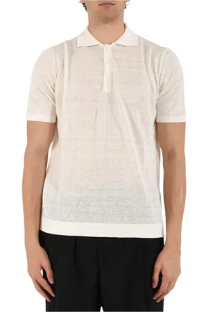 COSTUMEIN Homme, Tops, , Taille: XL Polo en lin avec col boutonné