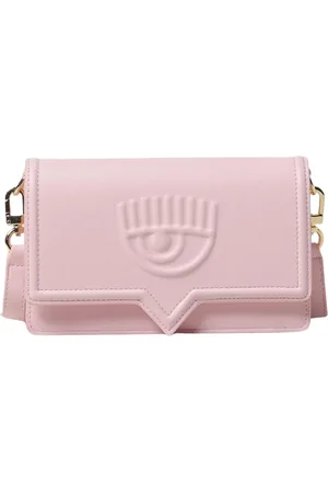 Chiara Ferragni Femme, Sacs, Rose, Taille: ONE Size Sac bandoulière rose embossé
