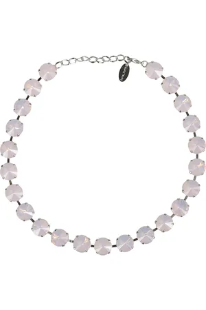 FORTE FORTE Femme, Accessoires, Rose, Taille: ONE Size Collier Statement Cristaux