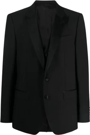 Dolce & Gabbana Homme, Costumes, Noir, Taille: L Élégant Smoking en Laine