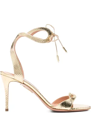 Aquazzura Femme, Chaussures, Jaune, Taille: 36 EU Sandales Élégantes d