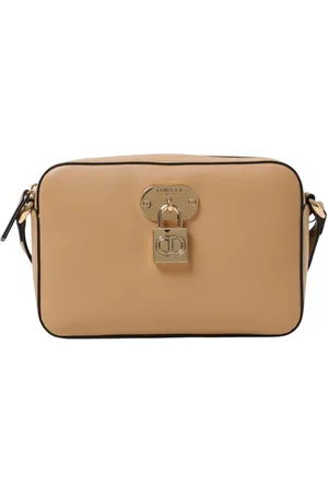 Twin-Set Femme, Sacs, Brun, Taille: ONE Size Sac bandoulière marron avec breloque