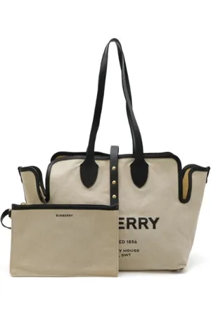 Burberry Femme, Pre-owned, , Taille: ONE Size Pre-owned Toile cabas