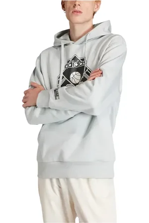 adidas Homme, Sweatshirts et sweats à capuche, Gris, Taille: 2XL Sweat à capuche graphique