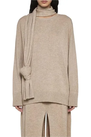 Stella McCartney Femme, Pulls, , Taille: 42 FR Pull en Cachemire Gris Coupe Décontractée
