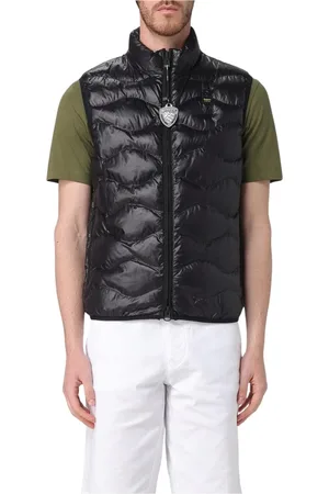 Blauer Homme, Vestes, Noir, Taille: S Gilet matelassé léger pour hommes