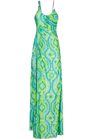F**K Femme, Robes, Multicolore, Taille: 38 FR Robe Longue avec Design Élégant