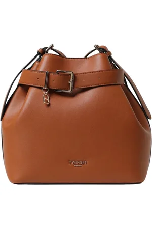 Twin-Set Femme, Sacs, Brun, Taille: ONE Size Sac seau avec bandoulière