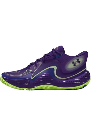 Under Armour Homme, Chaussures, Violet, Taille: 43 1/2 EU Chaussures de basket mi-montantes Spawn 6