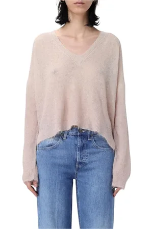 Dondup Femme, Pulls, , Taille: 34 FR Pull en Tricot en Mohair Col V