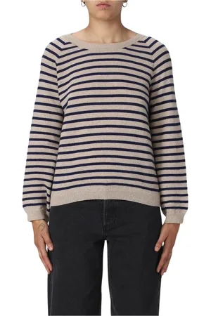 A.P.C. Femme, Pulls, , Taille: 42 FR Pull à Rayures en Cachemire