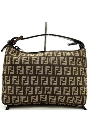 Fendi Femme, Pre-owned, Brun, Taille: ONE Size Pre-owned Toile sacs-fendi