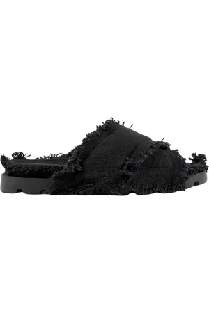 Camper Homme, Chaussures, Noir, Taille: 36 EU Sandales en Toile Noire