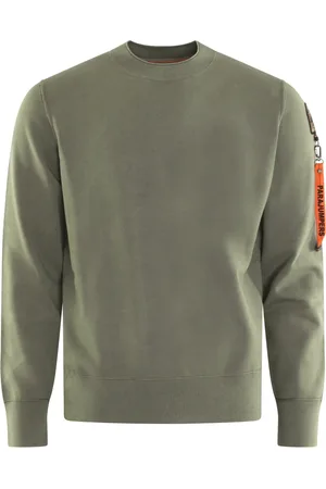 Parajumpers Homme, Sweatshirts et sweats à capuche, Vert, Taille: L Beige Crew Neck Sweater