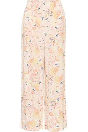 Part Two Femme, Pantalons, Multicolore, Taille: 46 FR Pantalon Large Imprimé Paisley
