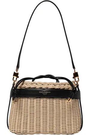 Dolce & Gabbana Femme, Sacs, , Taille: ONE Size Sac à Main en Osier à Cordon de Serrage