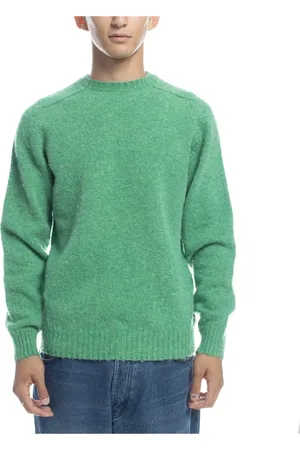 Edmmond Studios Homme, Pulls, Vert, Taille: L Pull Shetland