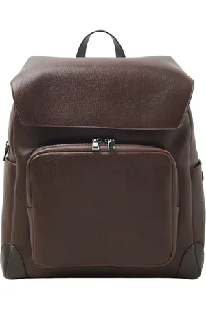 PESERICO SIGN Unisex, Sacs, Brun, Taille: ONE Size Sac à dos en cuir véritable