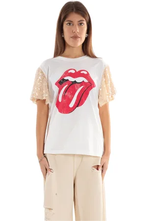 ANIYE BY Femme, Tops, , Taille: 42 FR T-shirt Rolling Stones à paillettes en