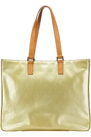 LOUIS VUITTON Femme, Pre-owned, Vert, Taille: ONE Size Pre-owned Cuir cabas