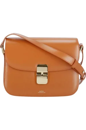 A.P.C. Femme, Sacs, Brun, Taille: ONE Size Sac bandoulière en cuir marron