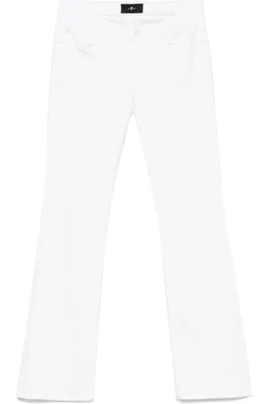 7 for all Mankind Femme, Jeans, Blanc, Taille: W26 Bootcut Jeans