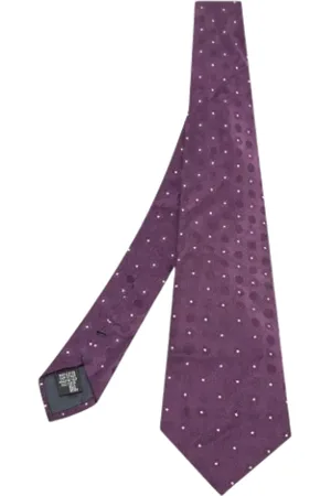 Emporio Armani Femme, Pre-owned, Violet, Taille: ONE Size Pre-owned Soie accessoires-de-bureau