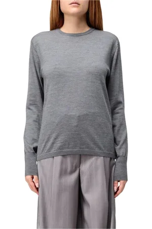 Aspesi Femme, Pulls, Gris, Taille: 38 FR Pull Gris Manches Longues Femme
