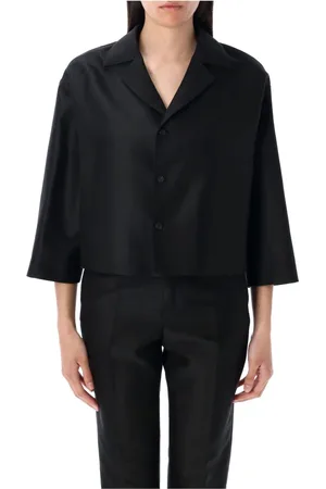 Fabiana Filippi Femme, Vestes, Noir, Taille: 38 FR Élégante Veste Mikado Noire