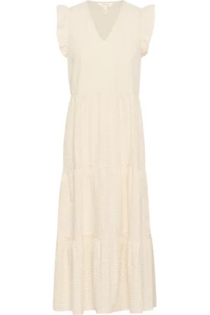 Part Two Femme, Robes, , Taille: 38 FR Robe Féminine avec Détails à Volants
