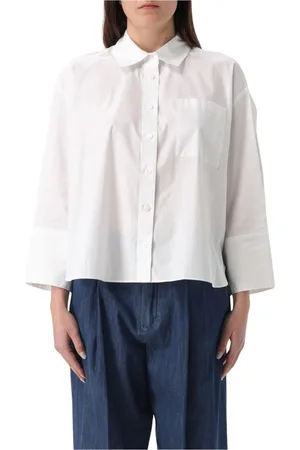 Michael Kors Femme, Blouses et Chemises, Blanc, Taille: 38 FR Chemise Popeline Blanche Classique