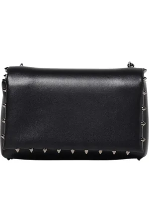 Christian Louboutin Femme, Sacs, Noir, Taille: ONE Size Pochette en Cuir Clouté Noir