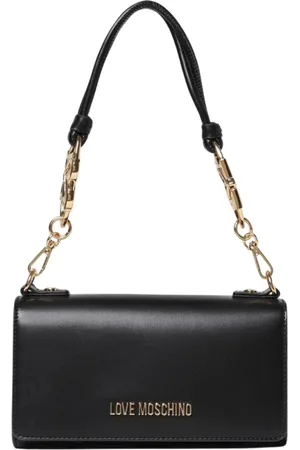 Moschino Femme, Sacs, Noir, Taille: ONE Size Sac Pochette Bandoulière Noire