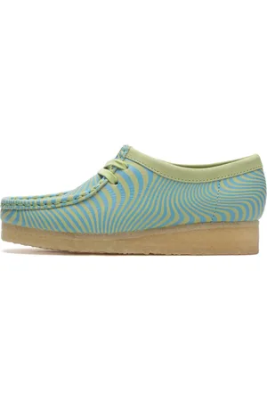 Clarks Femme, Chaussures, Bleu, Taille: 37 1/2 EU Originals Wallabee Laced Chaussures