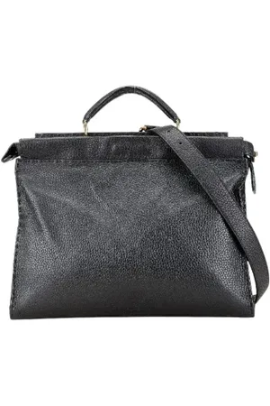 Fendi Femme, Pre-owned, Noir, Taille: ONE Size Pre-owned Cuir sacs-fendi
