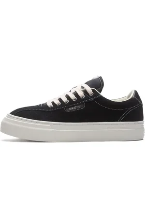 S.W.C. Stepney Workers Club Unisex, Chaussures, Noir, Taille: 37 EU Baskets Cup en Daim Noir Blanc