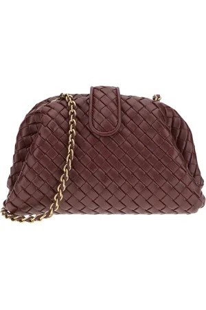 Bottega Veneta Femme, Sacs, Rouge, Taille: ONE Size Sac Pochette Blanc Chaîne Intrecciato