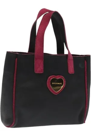 Bvlgari Femme, Pre-owned, Noir, Taille: ONE Size Pre-owned Cuir sacs-main