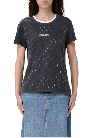 Patrizia Pepe Femme, Tops, Gris, Taille: 42 FR Haut élégant pour les amateurs de mode