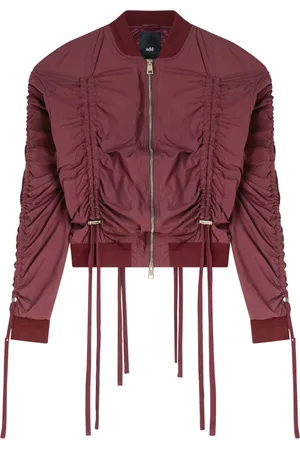 add Femme, Vestes, Rouge, Taille: 34 FR Blouson Bomber Court