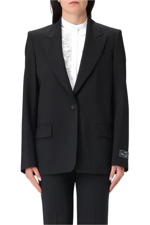 Msgm Femme, Vestes, Noir, Taille: 40 FR Veste Élégante pour Toutes Occasions