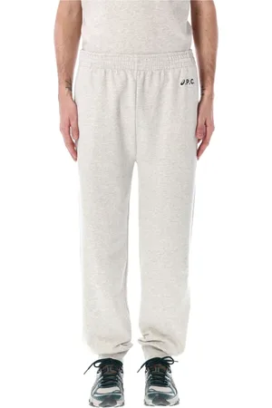 Asics Homme, Pantalons, Gris, Taille: L Pantalons de survêtement gris clair chiné