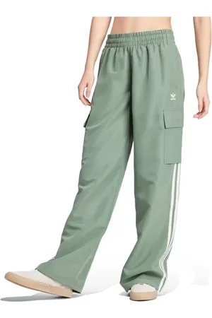 adidas Femme, Pantalons, Vert, Taille: 42 FR Pantalon Cargo 3S pour Femmes